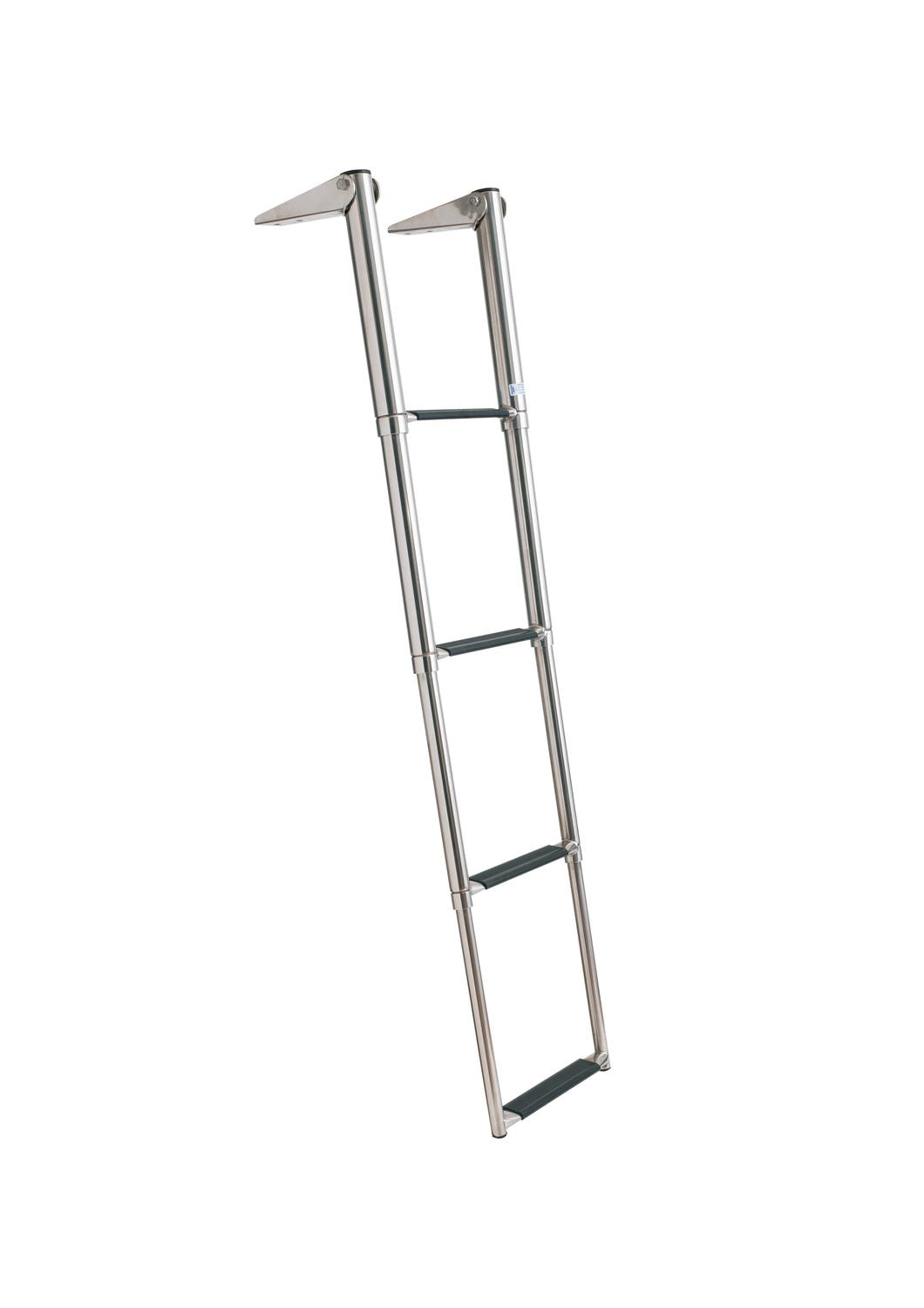 Batsystem Kassettenleiter Teak – platzsparende Teleskopleiter für Bord und Badeplattform