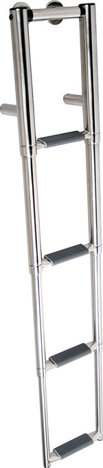 Batsystem Heckleiter 4-stufig teleskopierbar – Edelstahl A4 (AISI 316)