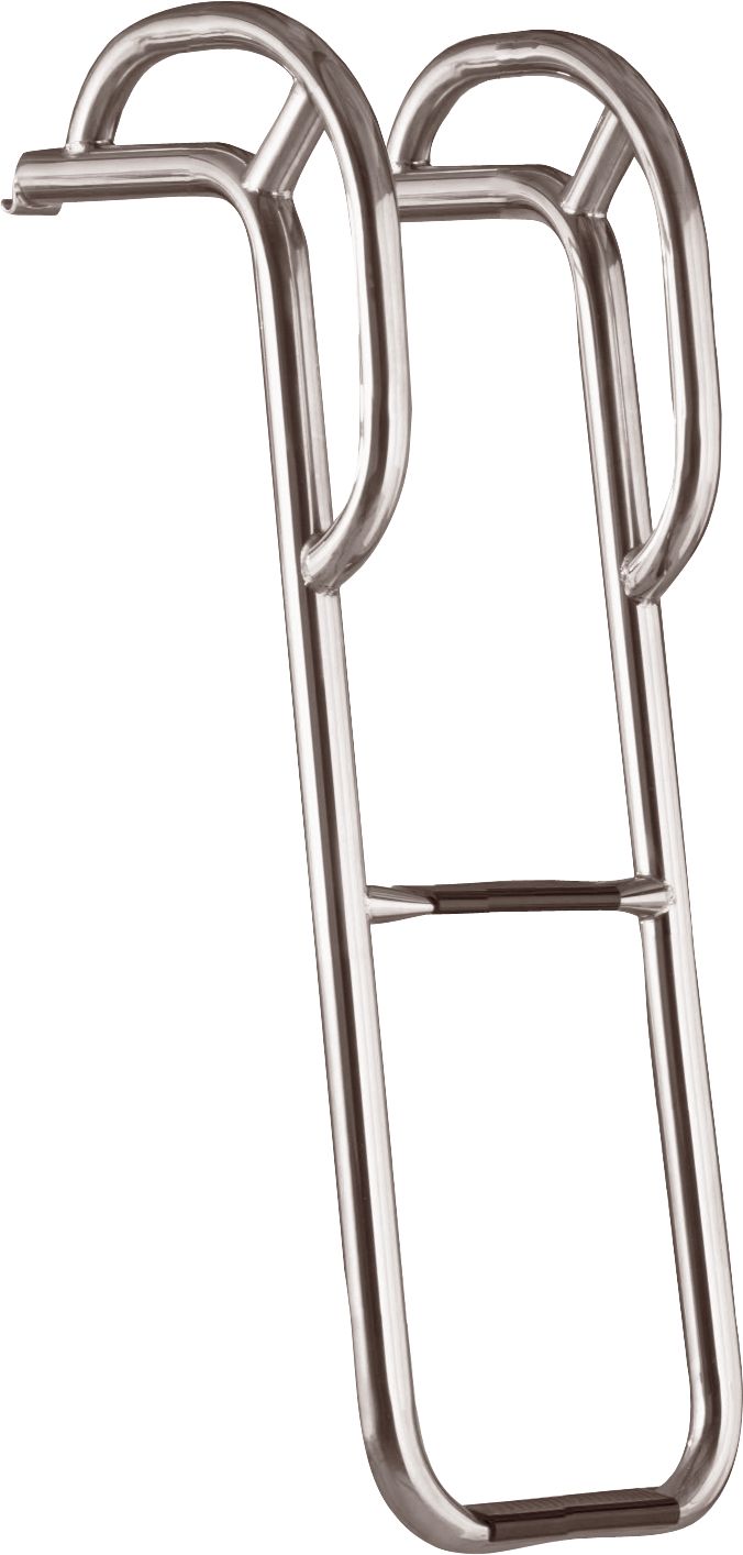 Batsystem Bootsleiter zum Einhaken L=615mm B=185mm D=130mm c/c=175mm 2 Stufen Kunststoff Aluminium