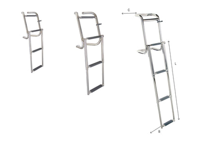 Batsystem Heckleiter klapp- u. teleskopierbar