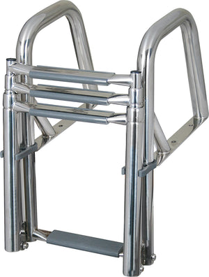 Batsystem Badeleiter L=1300mm - eingeklappt 453mm B=255mm D=250mm 4 Stufen klappbar