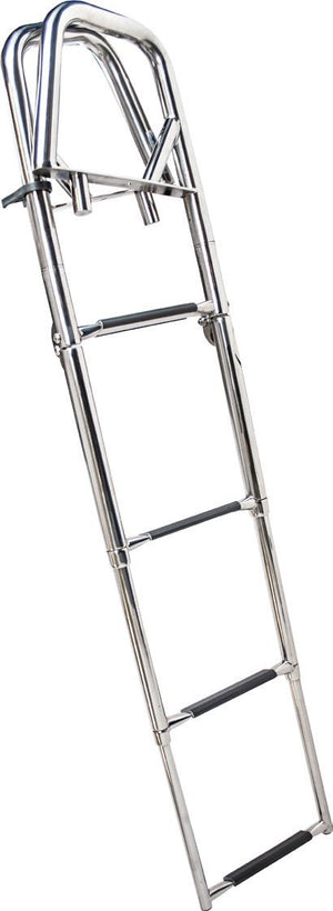 Batsystem BUT45 foldable, clip-on swim ladder with deck brackets