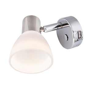 Batsystem Leia LR3USB LED-Leseleuchte mit Dimmer und USB-Ladebuchse