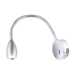 Batsystem Leia LX1 USB – dimmbare LED-Leseleuchte mit flexiblem Arm und USB-Ladeanschluss