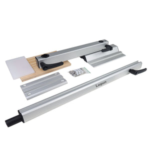 Lagun Tischgestell H=700mm L=400mm Aluminium eloxiert