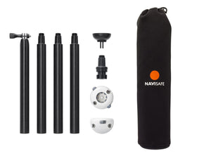 Navisafe Navimount Stange 1 m – zusammensteckbarer Masterstab für Navilight-Leuchten