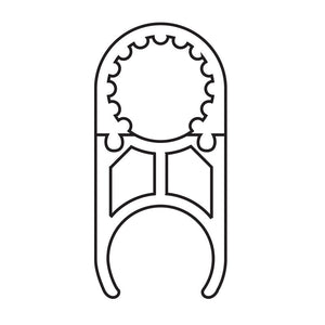 Holding clamp for bathing ladder