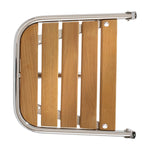 Batsystem Heckplattform für Motorboot Teak B=500mm T=450mm Rohr D=25mm