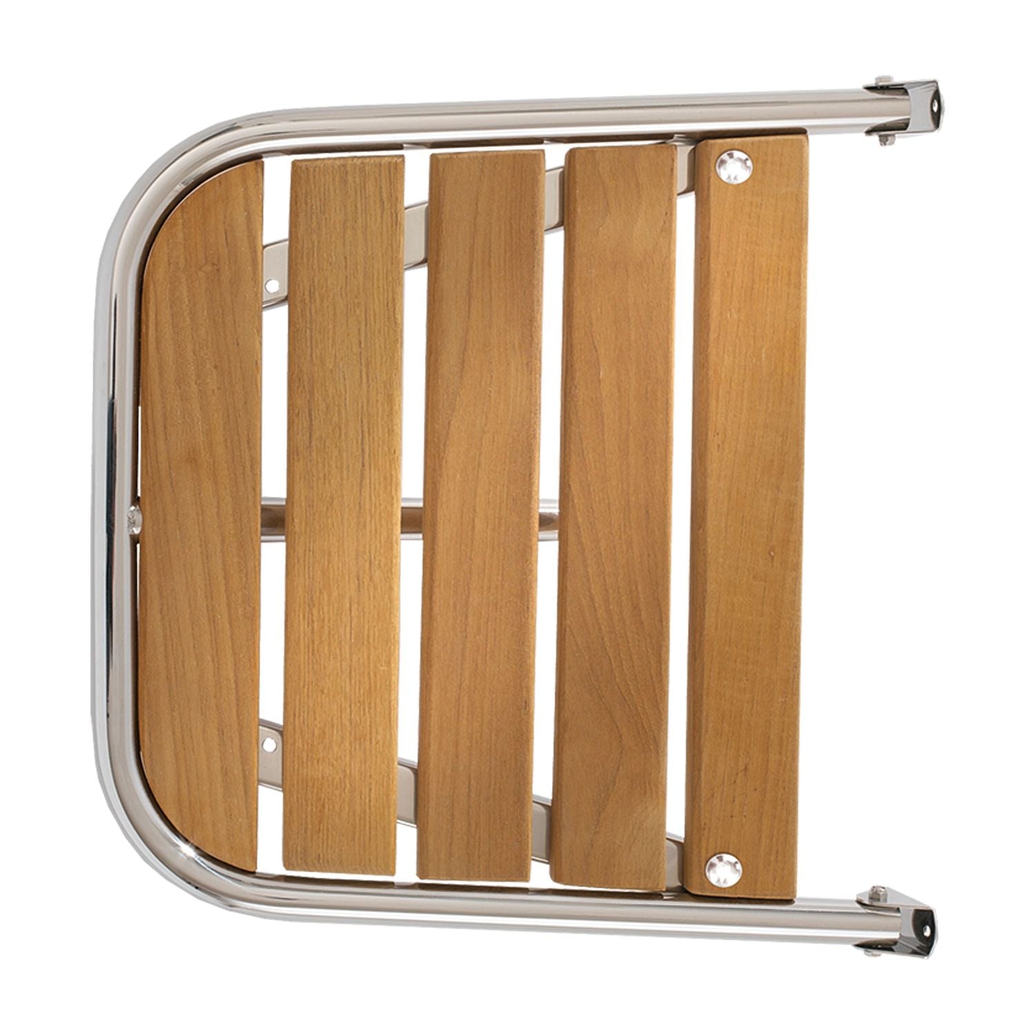 Batsystem Heckplattform für Motorboot Teak B=500mm T=450mm Rohr D=25mm