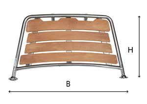 Batsystem Heckplattform Serie 45 – sichere Badeplattform mit Teak- oder Blackline-Trittfläche