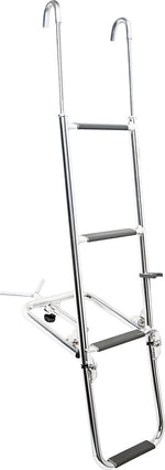 Batsystem Bugleiter zum Einhängen – 4-stufige Aluminium-Einstiegsleiter für Bug und Bugkorb