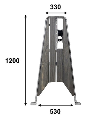 Batsystem Bugspriet Edge 1200 – Bugplattform für Segelyachten 32–39 Fuß