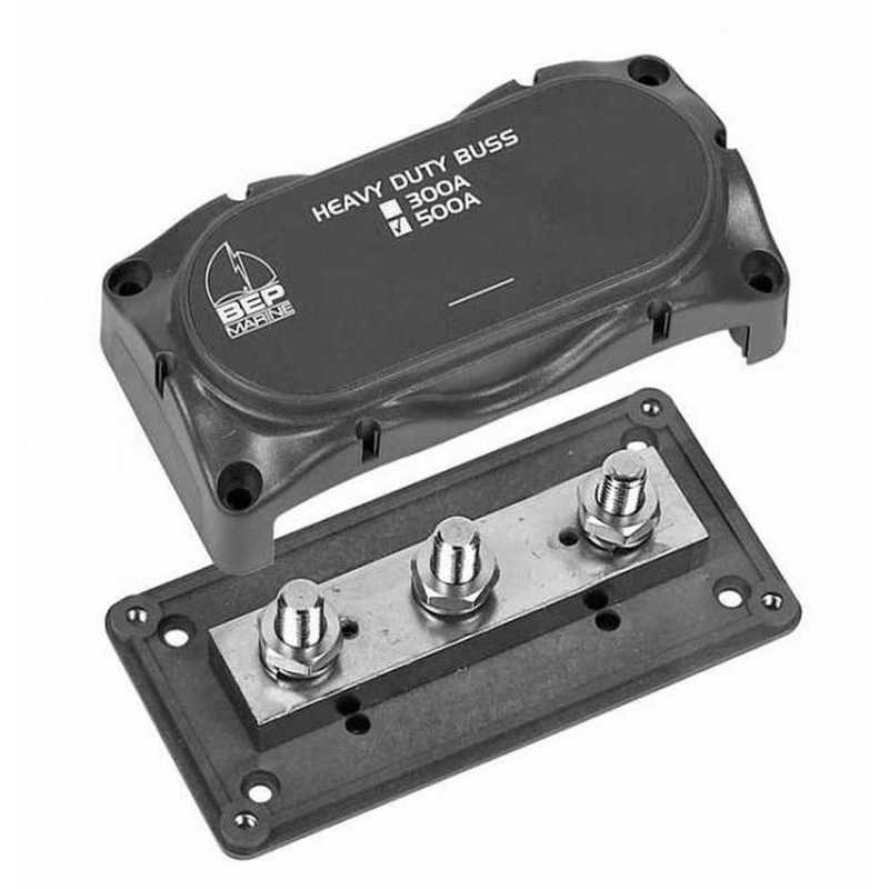 BEP dist. Rail 500A 3x10mm MC10 Caps