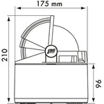 Plastimo COMPASS OLYMPIC135 WTE.C RED.BIN