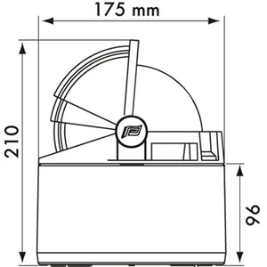 Plastimo COMPASS OLYMPIC135 WTE.C RED.BIN