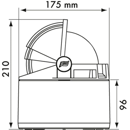 Plastimo COMPASS OLYMPIC135 WTE.C RED.BIN