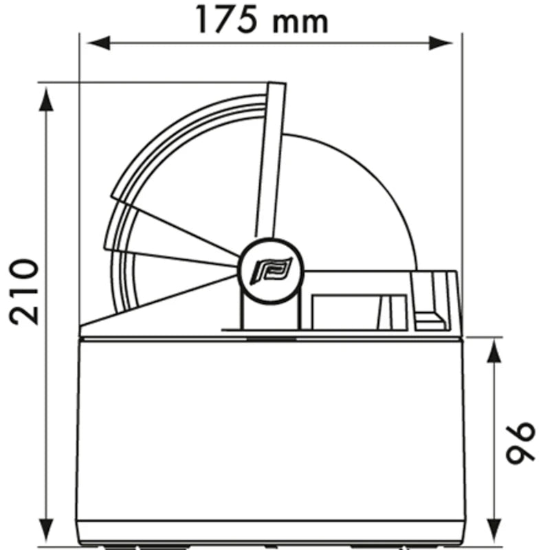 Plastimo COMPASS OLYMPIC135 WTE.C RED.BIN