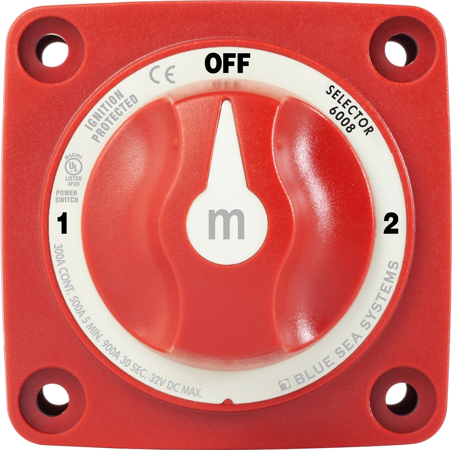 Blue Sea Systems M-Serie Batterieschalter – 300 A Dauerstrom