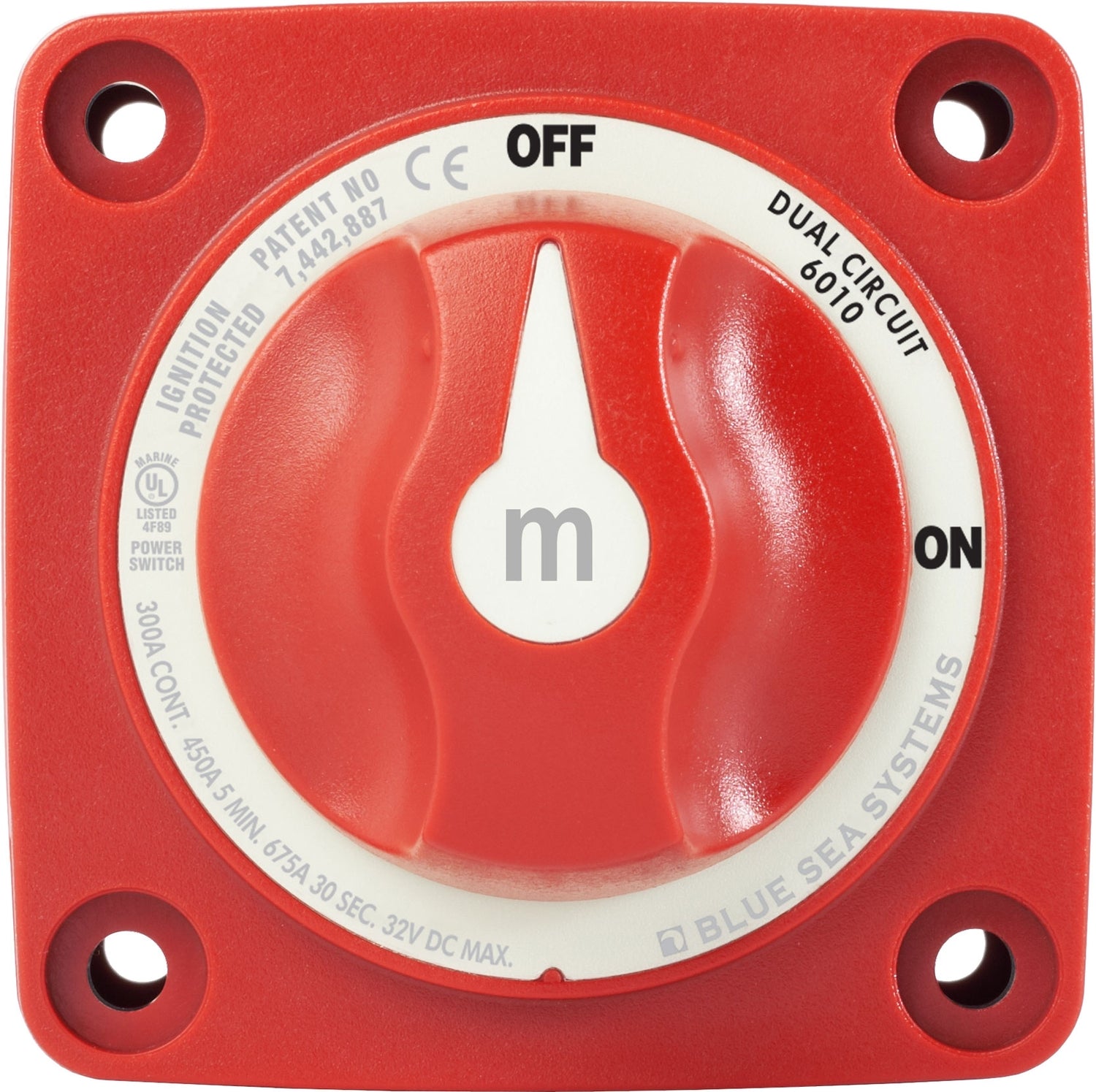 Blue Sea Systems M-Serie Batterieschalter – 300 A Dauerstrom