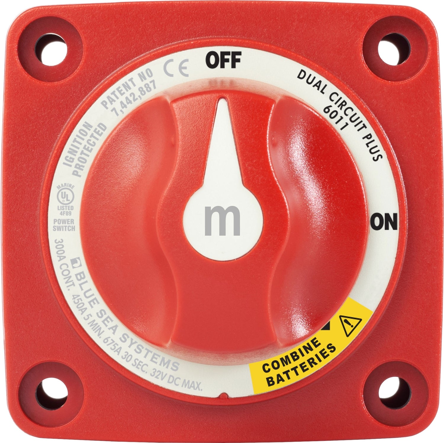 Blue Sea Systems M-Serie Batterieschalter – 300 A Dauerstrom