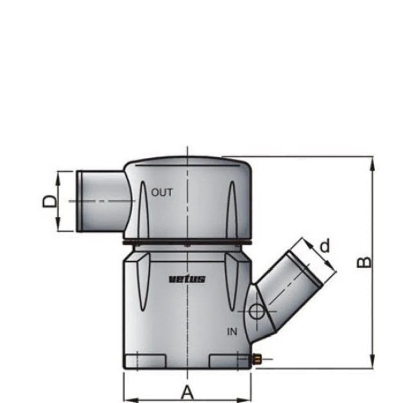 Vetus Kunststoff Wassersammler MGP102102