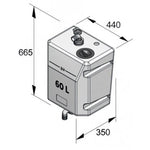 Vetus Schmutzwassertank 80 Ltr.