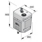Vetus Schmutzwassertank 80 Ltr.