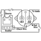 Blue Sea Magnetspule L-Serie -  250A 12/24V