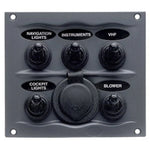 BEP Schalttafel DC Wasserdicht 5xOn/Off USB