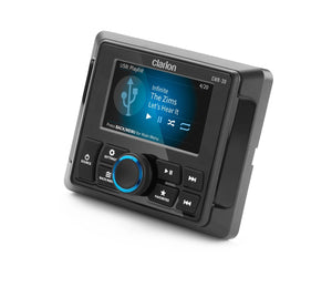 Clarion CMR-30 kabelgebundene Marine-Fernbedienung mit 3″-LCD-Farbdisplay