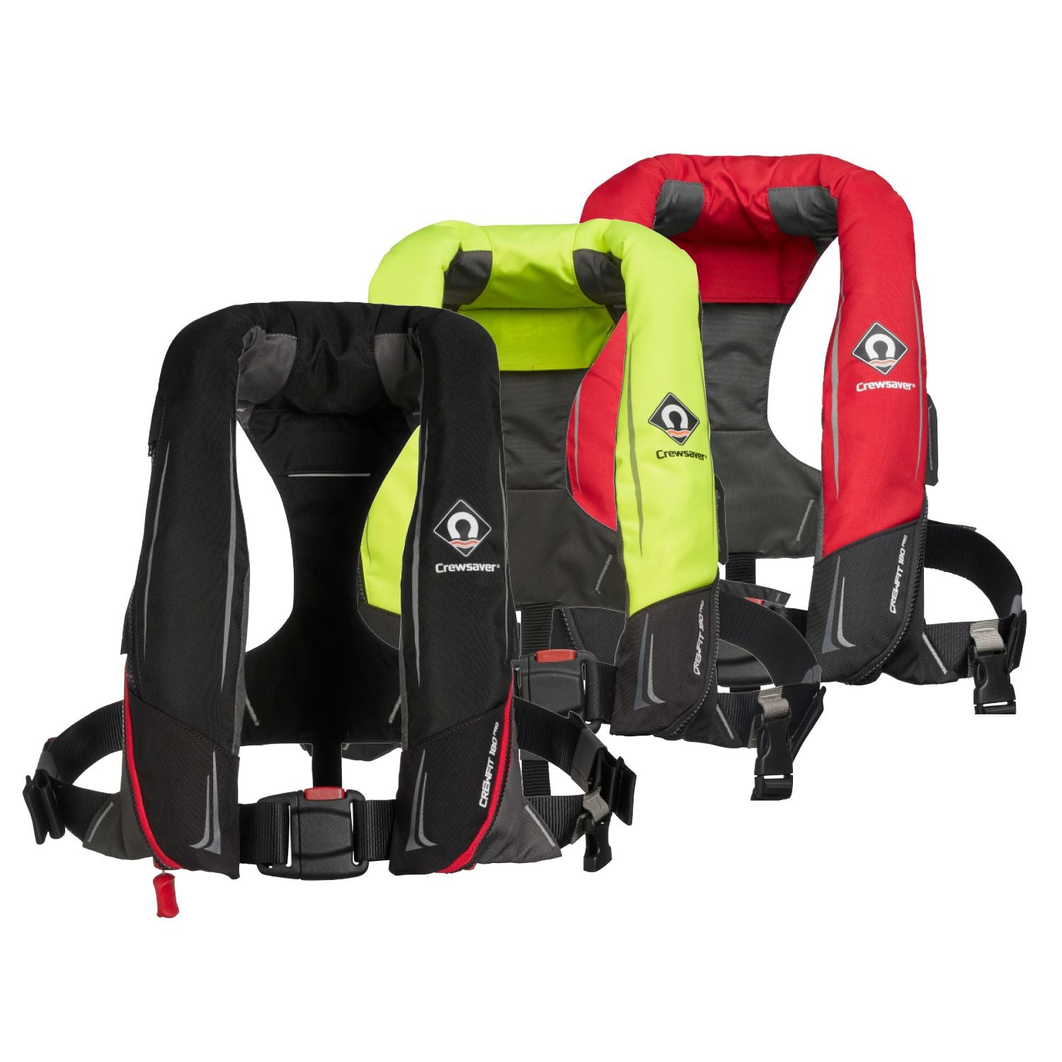 Crewsaver Crewfit 180N Pro – Automatik-Rettungsweste mit Notlicht für Erwachsene