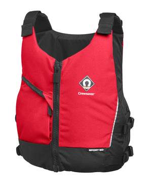 Crewsaver Sport 50N Schwimmweste – komfortable Regattaweste mit Anpassungssystem