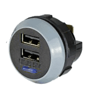 Philippi USD GW USB Einbau-Doppel-Ladesteckdose