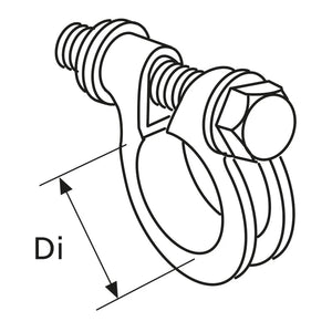 Webasto Rohrklemme D39-42 verzinkter Stahl