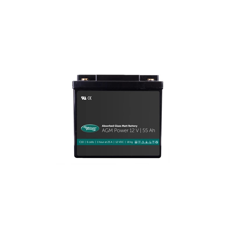 WhisperPower - AGM-Power-Batterie 12V 55Ah