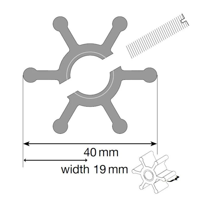 Johnson Impeller für F35 Pumpe