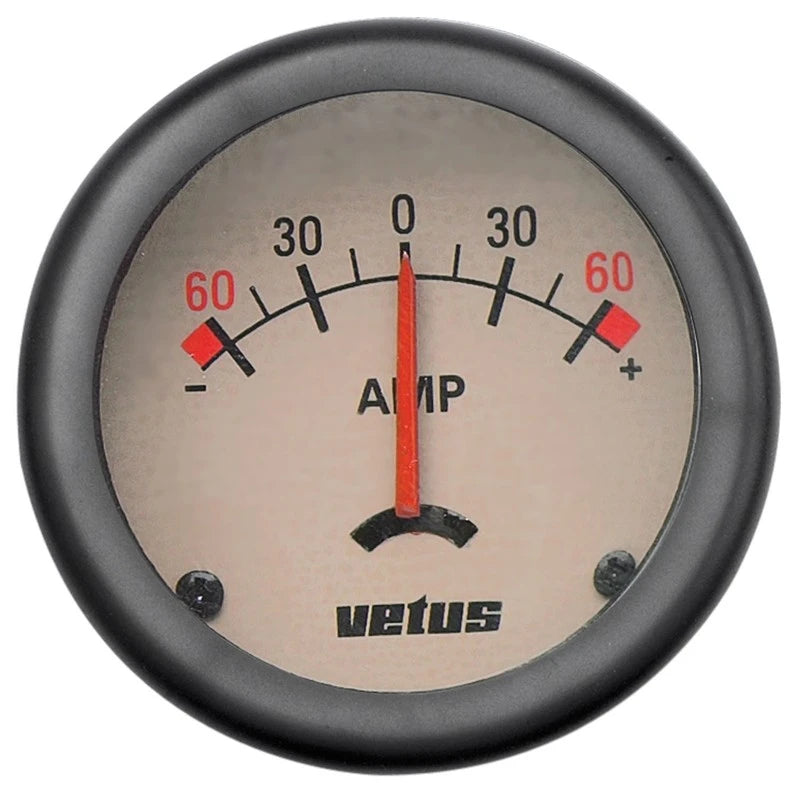Vetus Amperemeter 12/24V beige