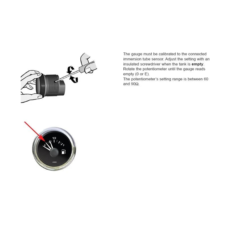 Veratron VDO VL AFTERMARKET TANK LEVEL IND. - - S