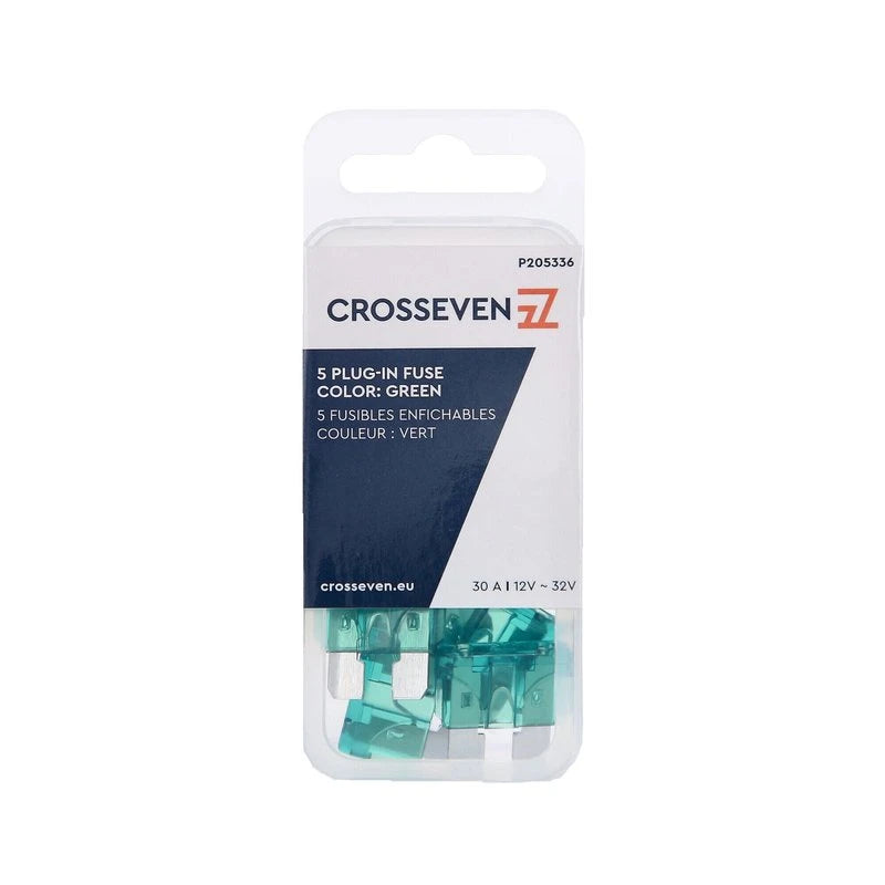 Crosseven Stecksicherung 30 A - Grün