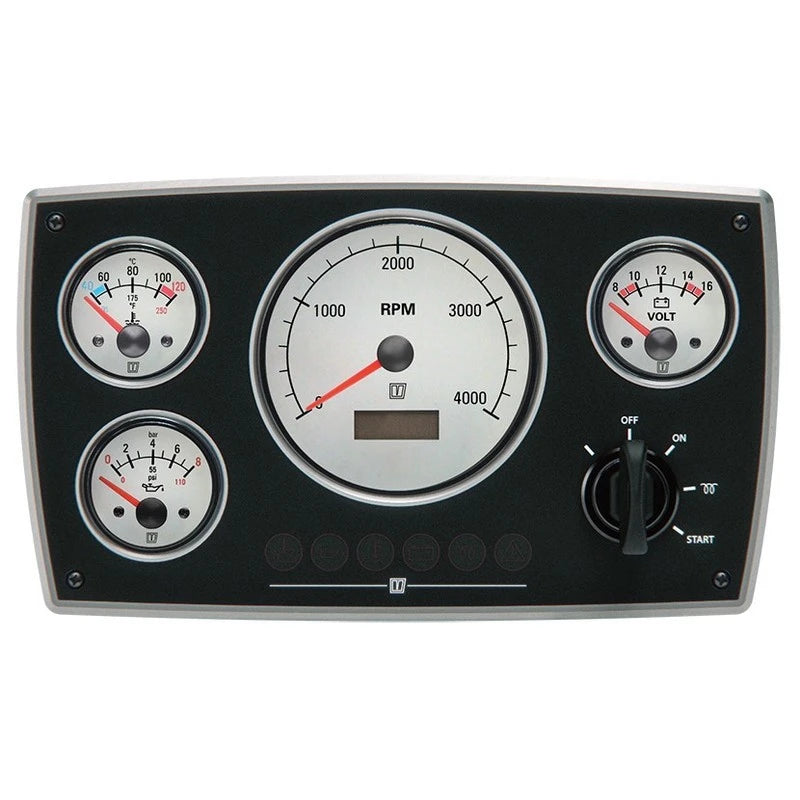 Vetus Alu-Instrumentenpanel MPA34