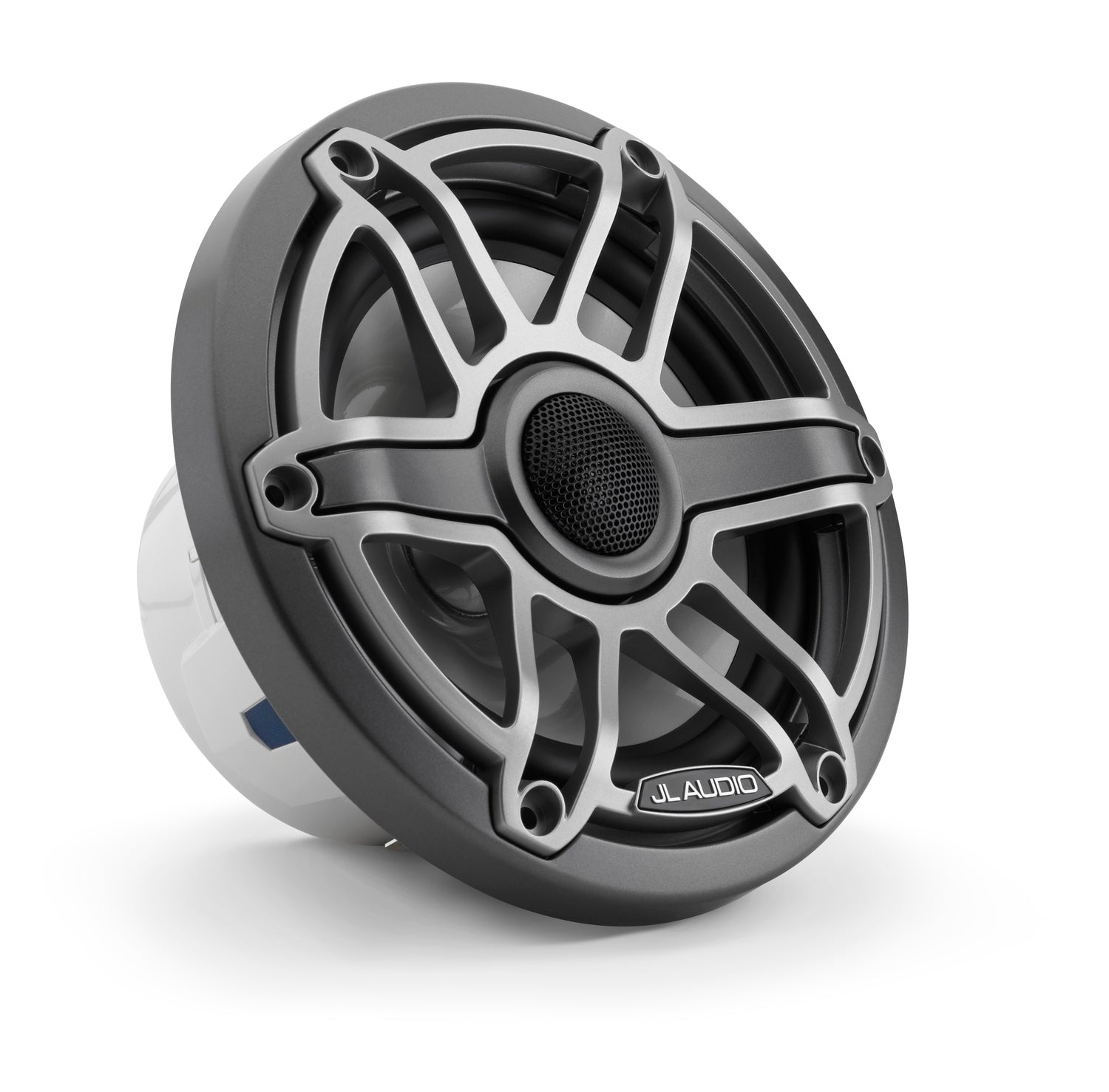 JL Audio M6 Marine-Koaxiallautsprecher mit weißem Sport-Grill