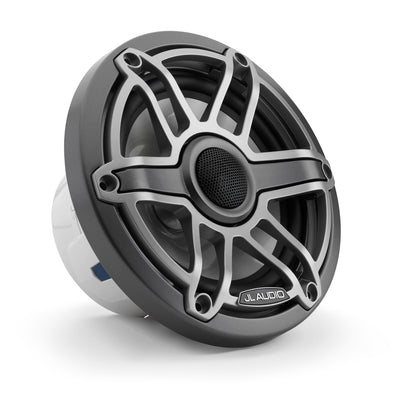 JL Audio M6 Marine-Koaxiallautsprecher mit weißem Sport-Grill
