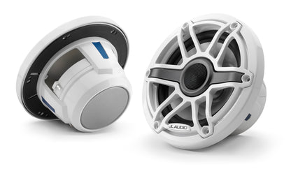 JL Audio M6 Marine-Koaxiallautsprecher mit weißem Sport-Grill