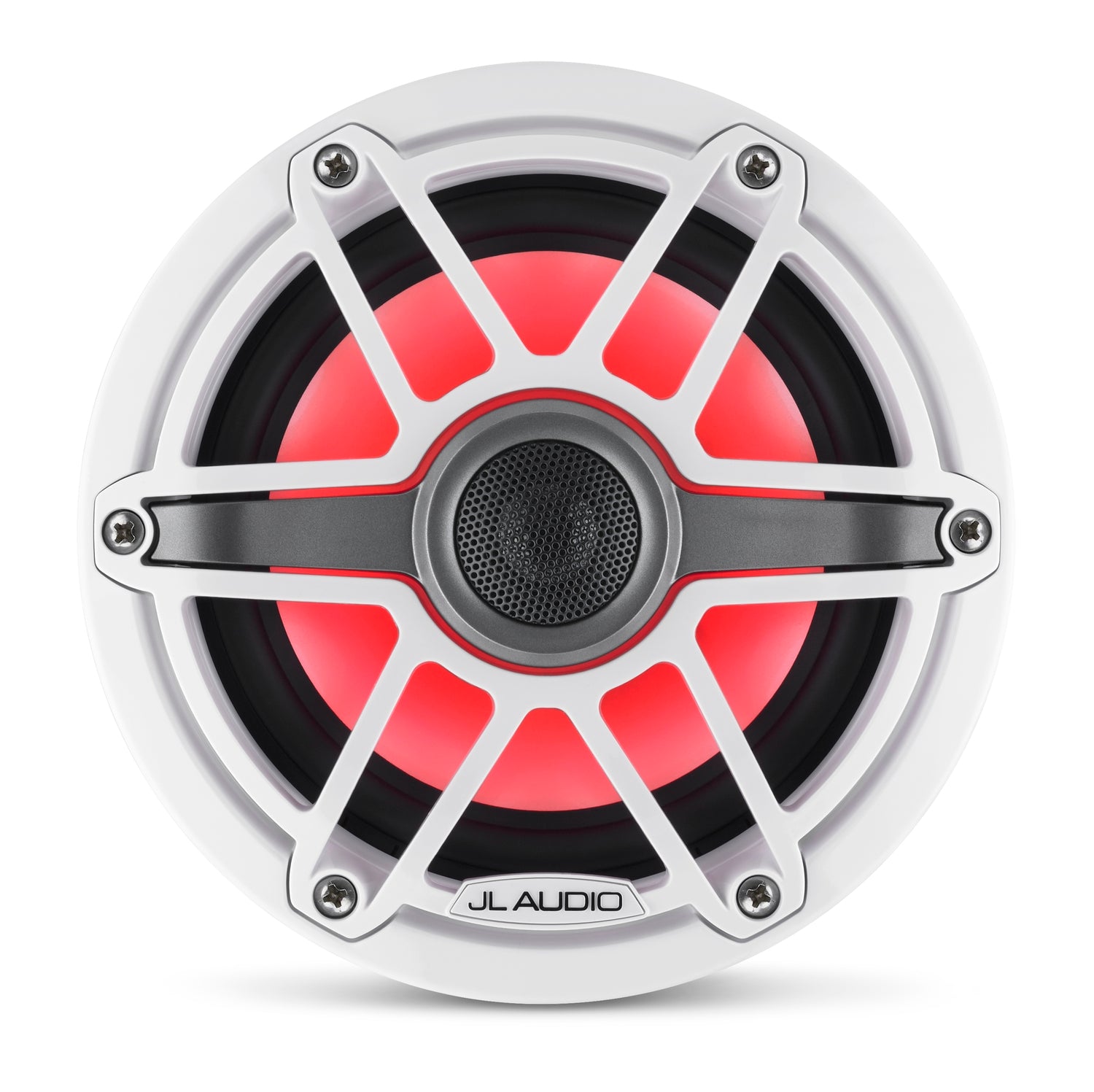 JL Audio M6 Marinelautsprecher – Koaxial mit RGB-LED-Beleuchtung und Sport-Grill