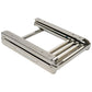 Stainless steel telescopic swim ladder, retractable for mounting under swim platform, 3 steps, L=870mm W=254mm
