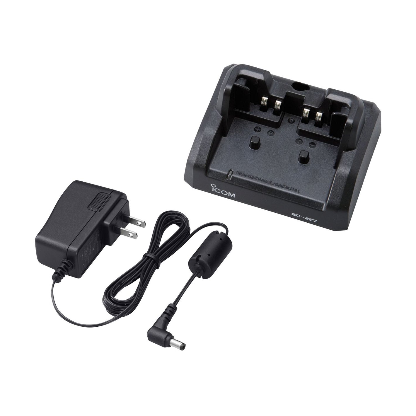 Icom BC-227 Schnelllader mit Netzteil BC-123SE – Ladeschale für IC-M85E