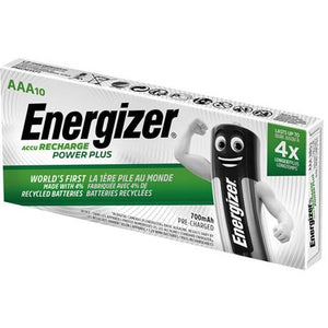 Energizer Batterien wiederaufladbar Power Plus AAA 700mAh 10 Stück