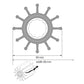 Johnson Impeller für F75 Pumpe