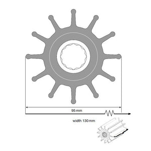 Johnson Impeller für F95 Pumpe