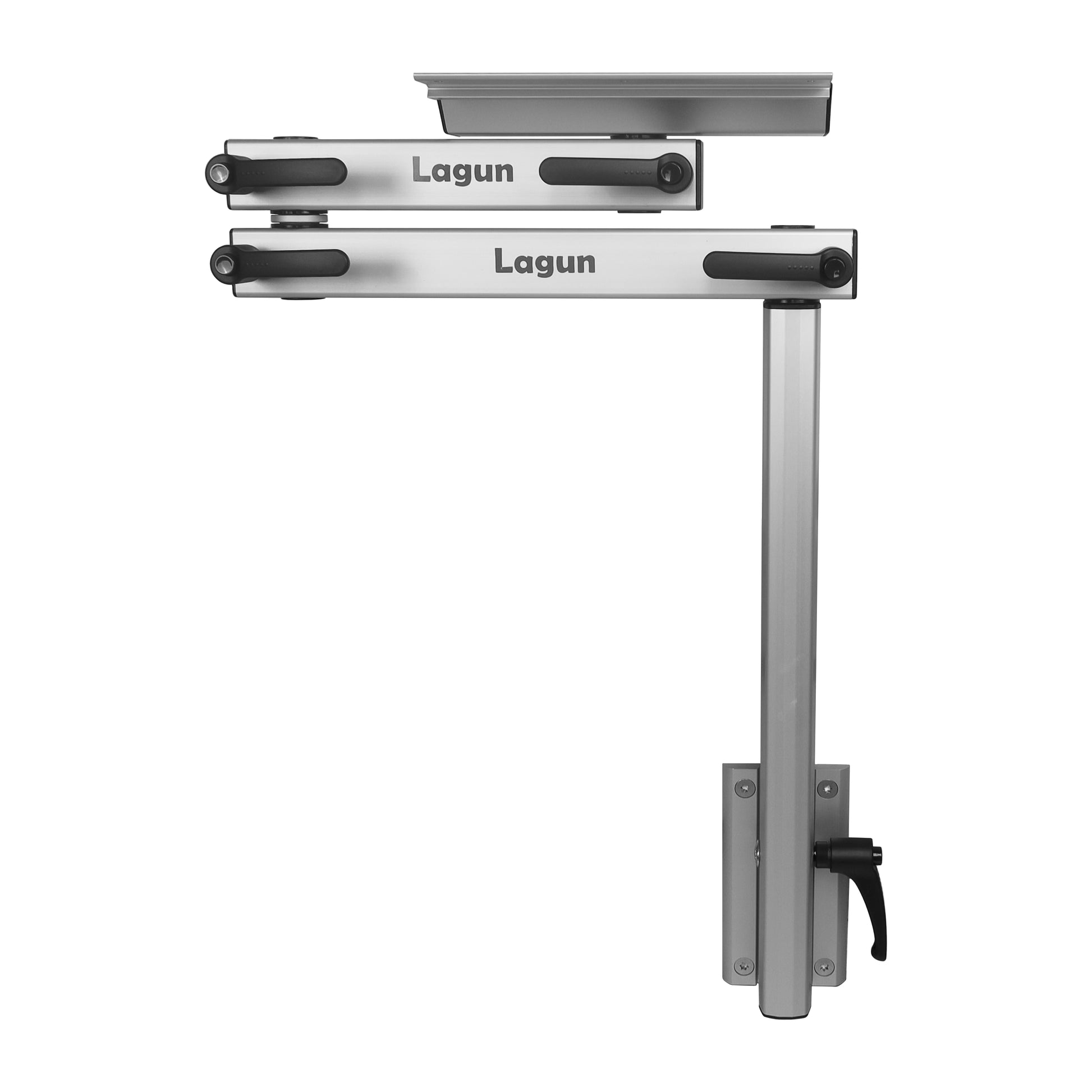 Lagun Tischgestell mit doppeltem Arm – flexibel positionierbar